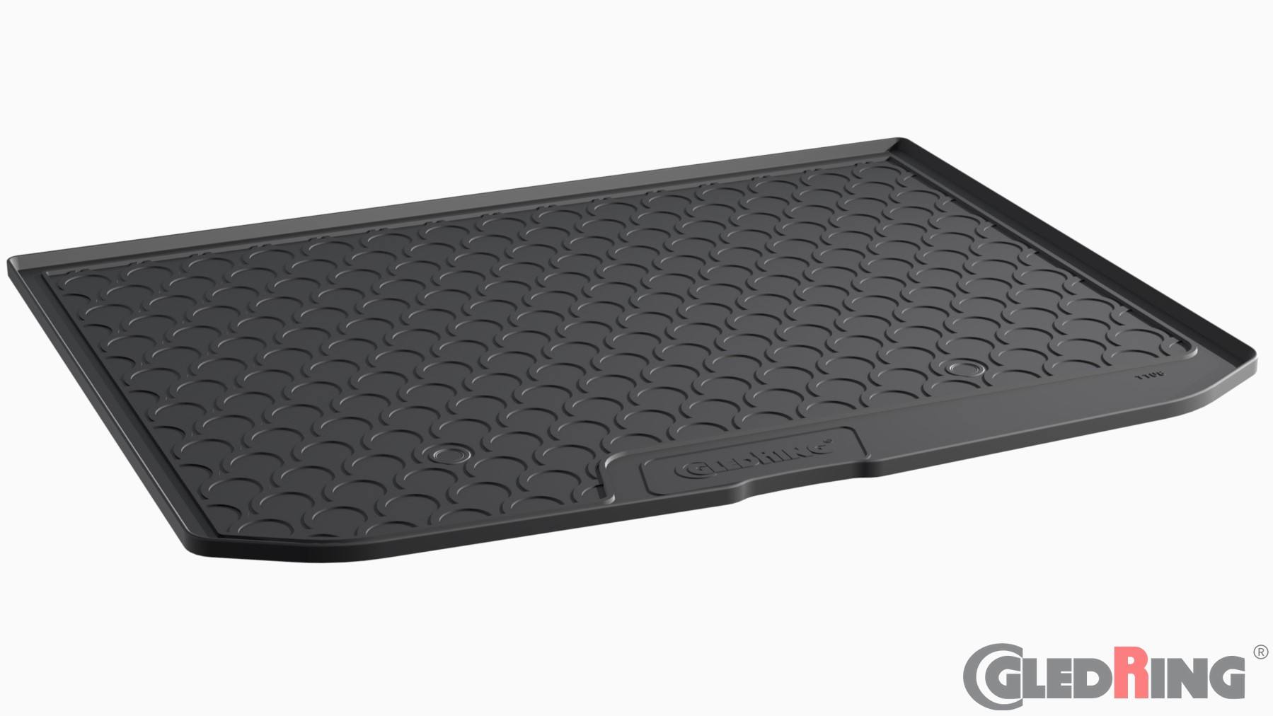 Original Gledring Premium Gummi Kofferraummatte - AUDI A3 8V (5-türig, Oberer variabler Boden, normales Ersatzrad) 2012-2020